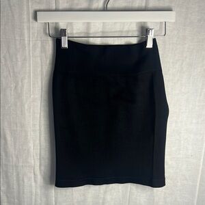 Black Mini Pencil Skirt for Work